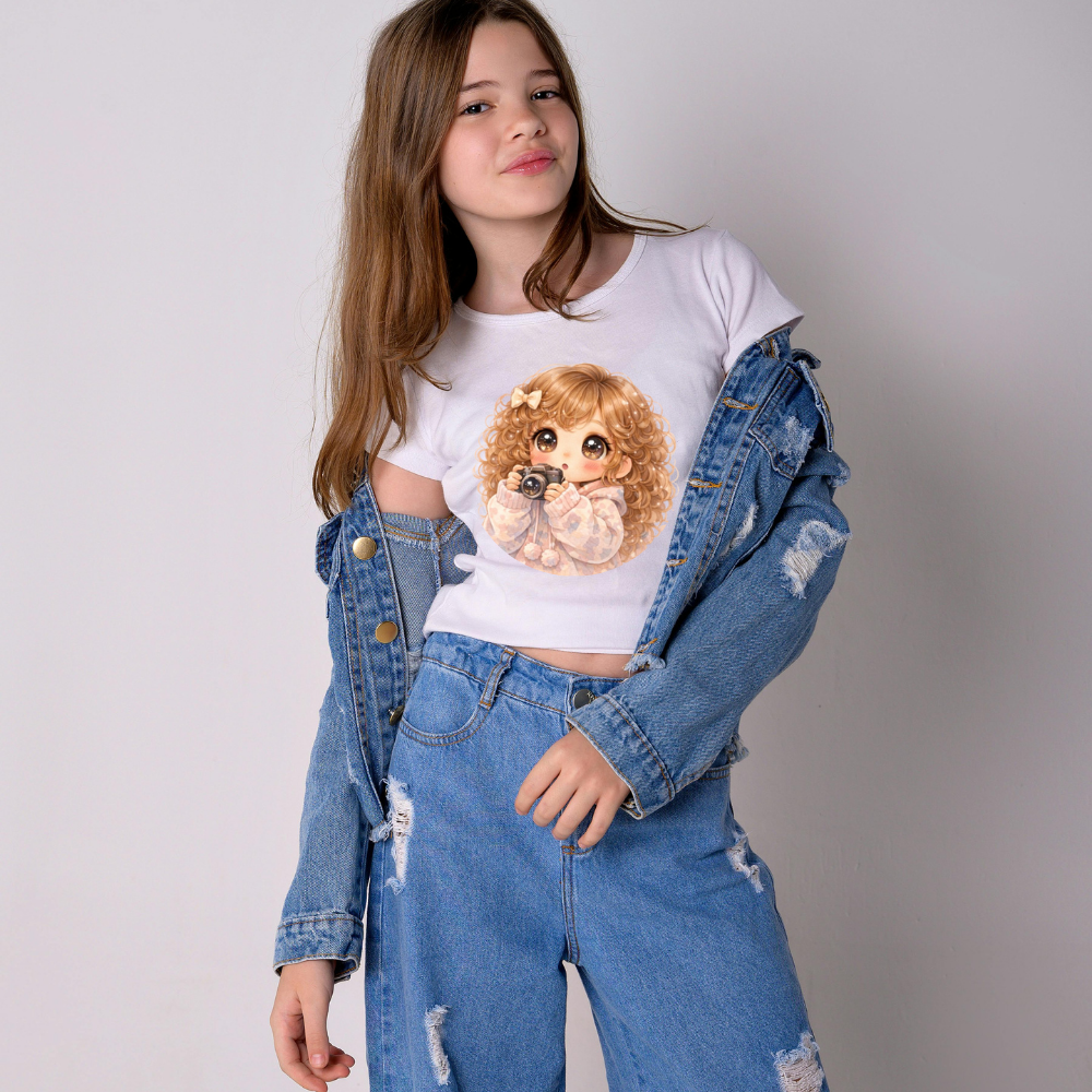 Chibi Girls with Long Curly Hair 30 PNG - Image 3