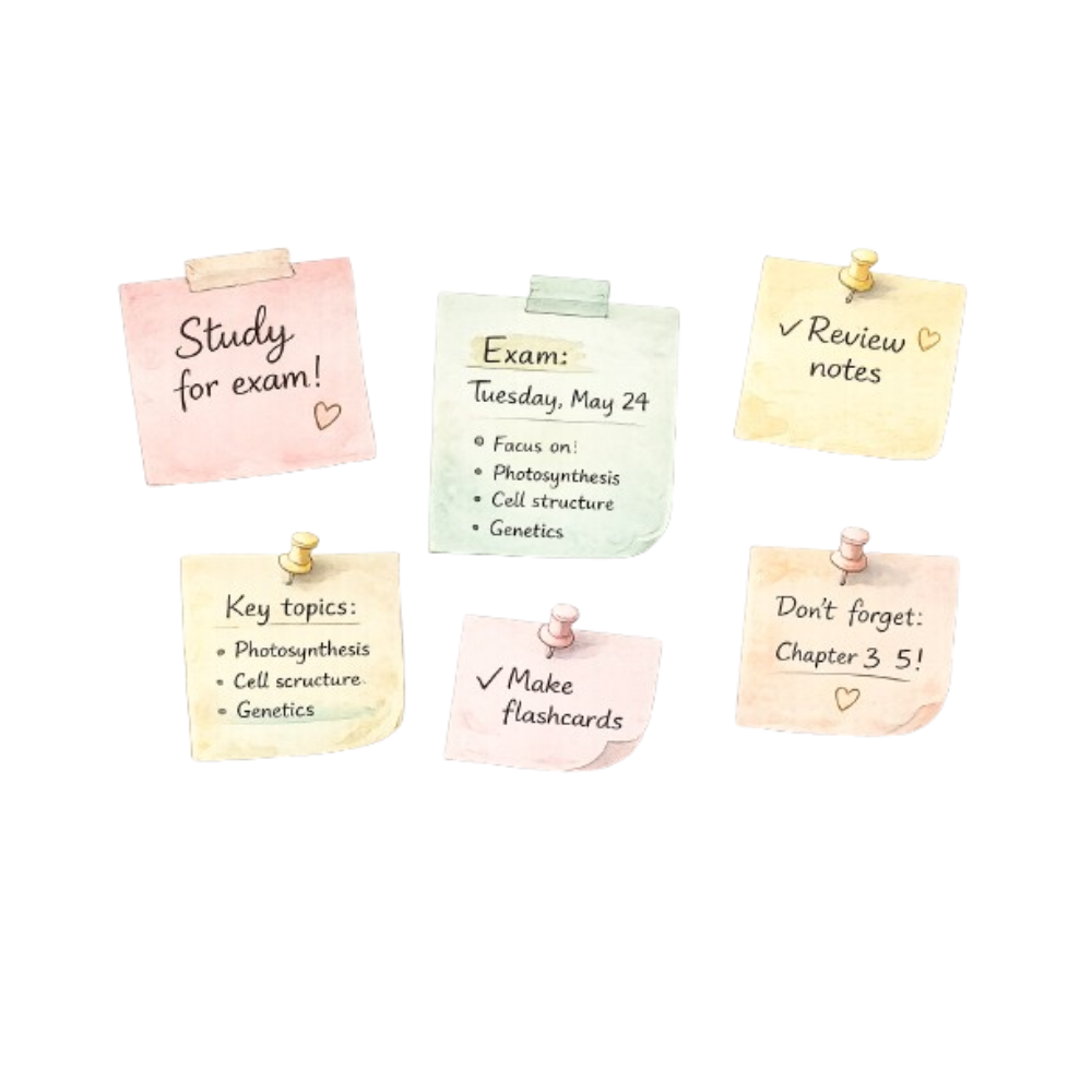 Study Essentials Clipart Set 30 Pack High-Quality Watercolor Digital Painting - Image 3