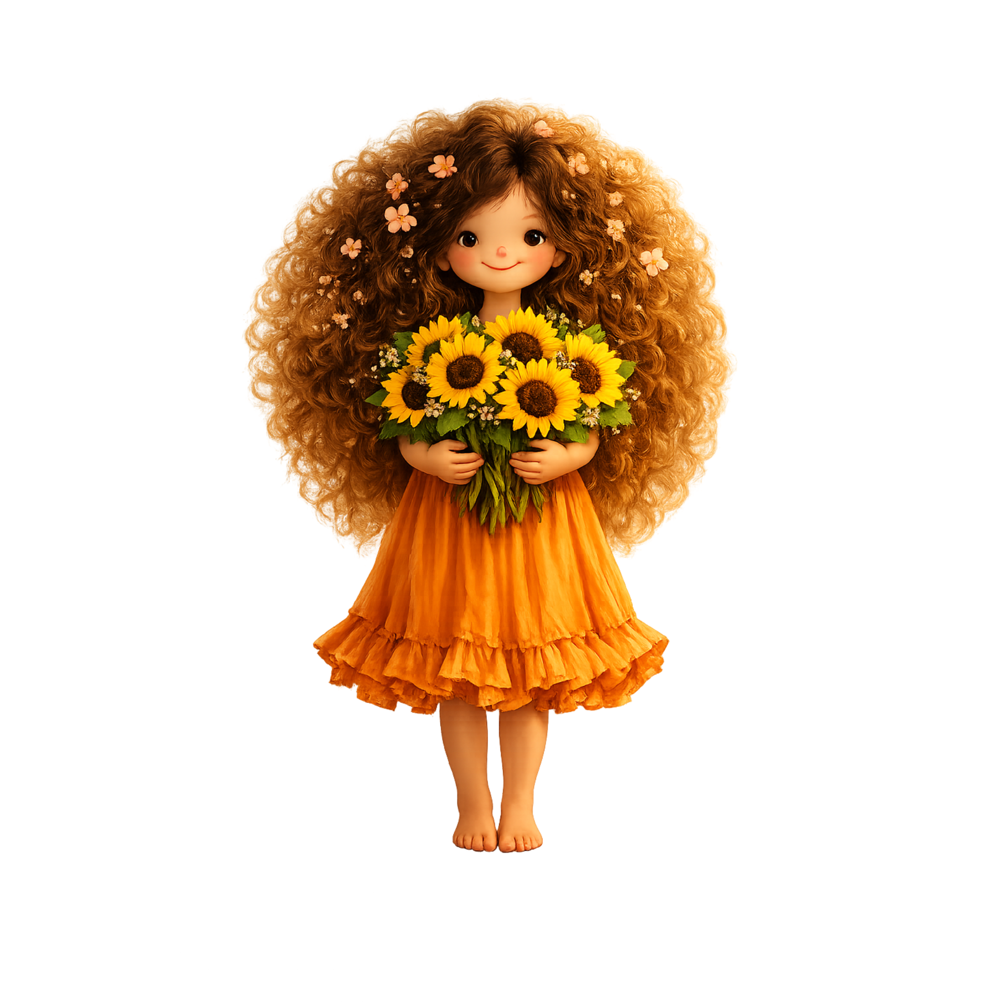 Spring Girl Clipart High-Quality Bundle 30 Pack - Image 5