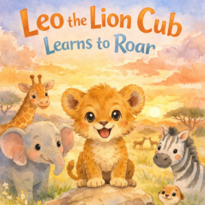 Leo the Lion Cub Learns to Roar – Kids Story Book
